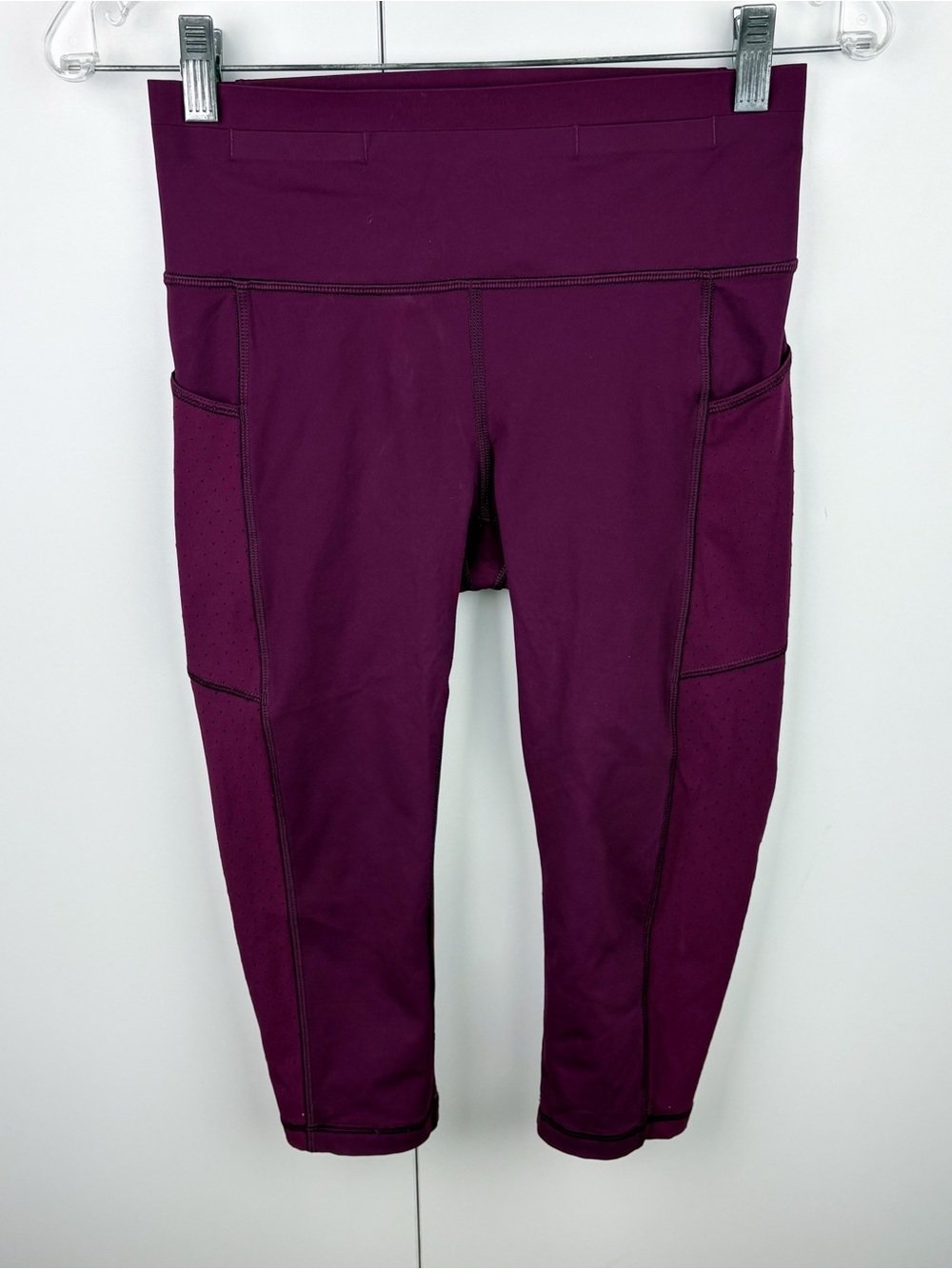 Lululemon Mind Over Miles Crop 17" Marvel Purple Size 6 Luxtreme Legging Tight - Picture 2 of 8